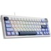 Клавіатура Ajazz AK650 Sea Salt Switch USB UA White/Blue (AK650-SS-BWB)