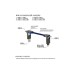 Дата кабель 6in1 inCharge X 0,14m 100W blue Rolling Square (X02WR)