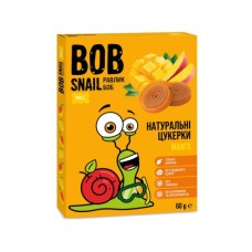 Цукерка Bob Snail Равлик Боб натуральні Мангові 60 г (1740445)