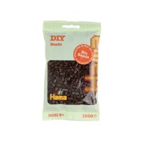 Набір для творчості Hama БІО темно-коричневихі намистини , 1000 шт термомозаїка (HM-190-012)