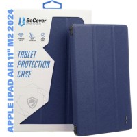 Чохол до планшета BeCover Tri Fold Hard TPU Apple iPad Air 11" M2 2024 Deep Blue (711401)