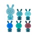 Нічник Kite Світильник LED з акумулятором Bunny, блакитний (K24-490-1-3)