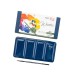 Акварельні фарби Rosa Gallery SPECTRUM, 28*2,5мл, з пензлем, кювета Індіго металевий пенал (4823098544784)