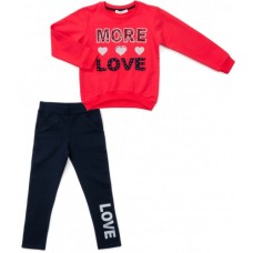 Спортивний костюм Breeze "MORE LOVE" (13269-116G-coral)