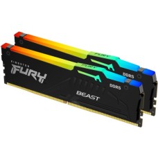 Модуль пам'яті для комп'ютера DDR5 32GB (2x16GB) 4800 MHz Beast Kingston Fury (ex.HyperX) (KF548C38BBAK2-32)