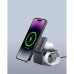 Зарядний пристрій Anker MagGo Wireless Charging Station 15W 3-in-1 Cube Black (Y1811G11)