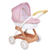 Коляска для ляльок Smoby Baby Nurse Теракотова пудра, люлька з корзиною, 18 міс.+ (7600254124)