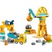Конструктор LEGO DUPLO Town 3-в-1 Будівельний майданчик і техніка (10476)