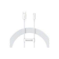 Дата кабель USB 2.0 AM to USB-C 2.0m Superior Fast Charging 60W white Baseus (CAYS001002)