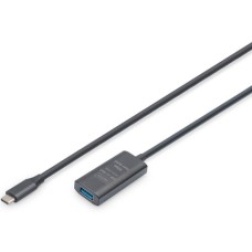 Дата кабель USB 3.2 AF to USB-C 10.0m Gen1 Active 5G Digitus (DA-73111)