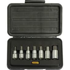 Набір торцевих головок Stanley торцевих 1/2", 7 шт., з шестигранними бітами (1-89-099)