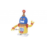 Набір для творчості Paulinda Super Dough Robot заводной механизм (шагает), желтый (PL-081178-2)