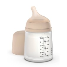 Пляшечка для годування Suavinex Zero. Zero Beige 180 мл, адаптивний потік (308416)