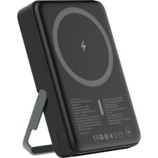 Батарея універсальна Atria 10000mAh, PD/20W, 15W Wireless MagSafe, Black (WPD-W57B)