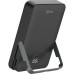 Батарея універсальна Atria 10000mAh, PD/20W, 15W Wireless MagSafe, Black (WPD-W57B)