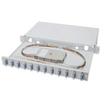 Патч-панель 1U 19", 12xSC Duplex, OS2, зібрана Digitus (DN-96321/9)