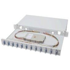 Патч-панель 1U 19", 12xSC Duplex, OS2, зібрана Digitus (DN-96321/9)