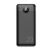 Батарея універсальна VEGER 20000mAh L20S 20W PD QC LCD black (6970453555362)