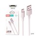 Дата кабель USB 2.0 AM to Micro 5P 1.0m 2.4A pink XO (NB156-M-PN)