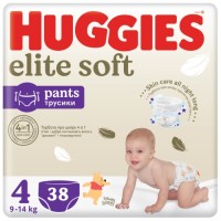 Підгузок Huggies Elite Soft 4 (9-14 кг) Mega 38 шт (5029053549323)