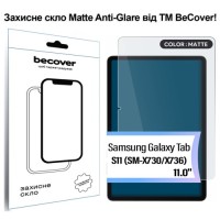 Скло захисне BeCover Matte Anti-Glare Samsung Galaxy Tab S11 (SM-X730/X736) 11.0" (714614)