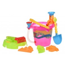 Іграшка для піску Same Toy 6 ед Ведерко розовое (976Ut-1)