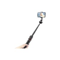 Штатив RTAKO C03 Octopus Extendable Tripod Selfie Stick (with Detachable Phone Holder) Black (6942063212416)