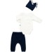 Набір дитячого одягу Miniworld зі слоником (14862-62B-blue)