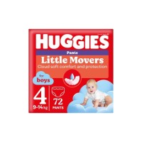 Підгузки Huggies Little Movers/Pants 4 (9-14 кг) Box для хлопчиків 72 шт (5029053564104)