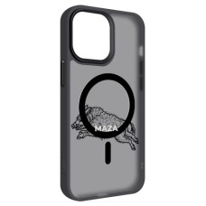 Чохол до мобільного телефона Armorstandart Uniq Magsafe Apple iPhone 14 Pro Max Maza Boar 1 Black (ARM76322)