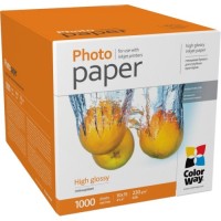 Фотопапір ColorWay 10x15 230г glossy, 1000с (PG23010004R)