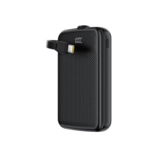 Батарея універсальна Acefast 10000mAh, 22.5W, PD, QC/3.0, build Type-C cable, M13, Black (6974316283959)