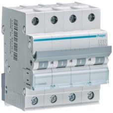 Автоматичний вимикач Hager 4-п. C 25A (6kA) 4M (A) (MCN425)