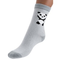 Шкарпетки дитячі Bibaby з пандами (68257-5-gray)