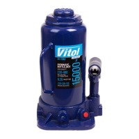 Домкрат Vitol DB-15002/T91504, телескопічний, гідравлічний, 15т, min 230мм, max 460мм (DB-15002)
