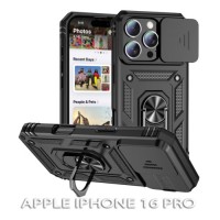 Чохол до мобільного телефона BeCover Military Apple iPhone 16 Pro Black (712155)