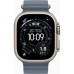 Смарт-годинник Apple Watch Ultra 3 GPS + Cellular 49mm Natural Titanium Case with Anchor Blue Ocean Band (MEWH4QP/A)