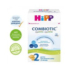 Дитяча суміш HiPP молочна Combiotic 2 +6 міс. 500 г (1031087)