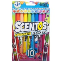 Набір для творчості Scentos маркери Тонка лінія 10 кольорів (40720)