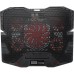 Підставка до ноутбука IceCoorel 10-15", 1*125mm 1400 RPM + 4*70mm 2500 RPM, 2*USB, 365x297x30mm, Red (K5Red)