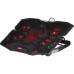 Підставка до ноутбука IceCoorel 10-15", 1*125mm 1400 RPM + 4*70mm 2500 RPM, 2*USB, 365x297x30mm, Red (K5Red)