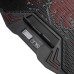 Підставка до ноутбука IceCoorel 10-15", 1*125mm 1400 RPM + 4*70mm 2500 RPM, 2*USB, 365x297x30mm, Red (K5Red)