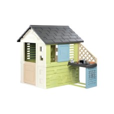 Ігровий будиночок Smoby Life "Райдужний" з літньою кухнею (7600810738)