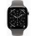 Смарт-годинник Apple Watch Series 11 GPS + Cellular 46mm Natural Titanium Case with Stone Grey Sport Band - S/M (MFCW4RK/A)