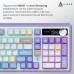 Клавіатура Ajazz Maillard V2 Maillard Switch Wireless/Bluetooth/USB UA Purple/White/Blue (AK980-V2-M-PWB)