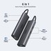 Концентратор Ugreen USB-C to HDMI + 2xUSB 3.2 + USB-C 3.2 + RJ45 + PD CM512 gray (45000)