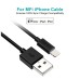 Дата кабель USB 2.0 AM to Lightning 1.2m 2.4A MFI Choetech (IP0026)