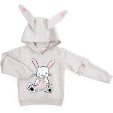 Кофта Breeze із зайчиком (16185-92G-beige)