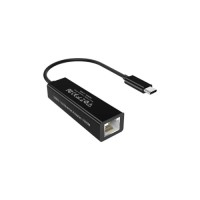 Адаптер USB-C to RJ45 Ethernet 1000Mbps Choetech (HUB-R01-BK)