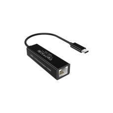 Адаптер USB-C to RJ45 Ethernet 1000Mbps Choetech (HUB-R01-BK)